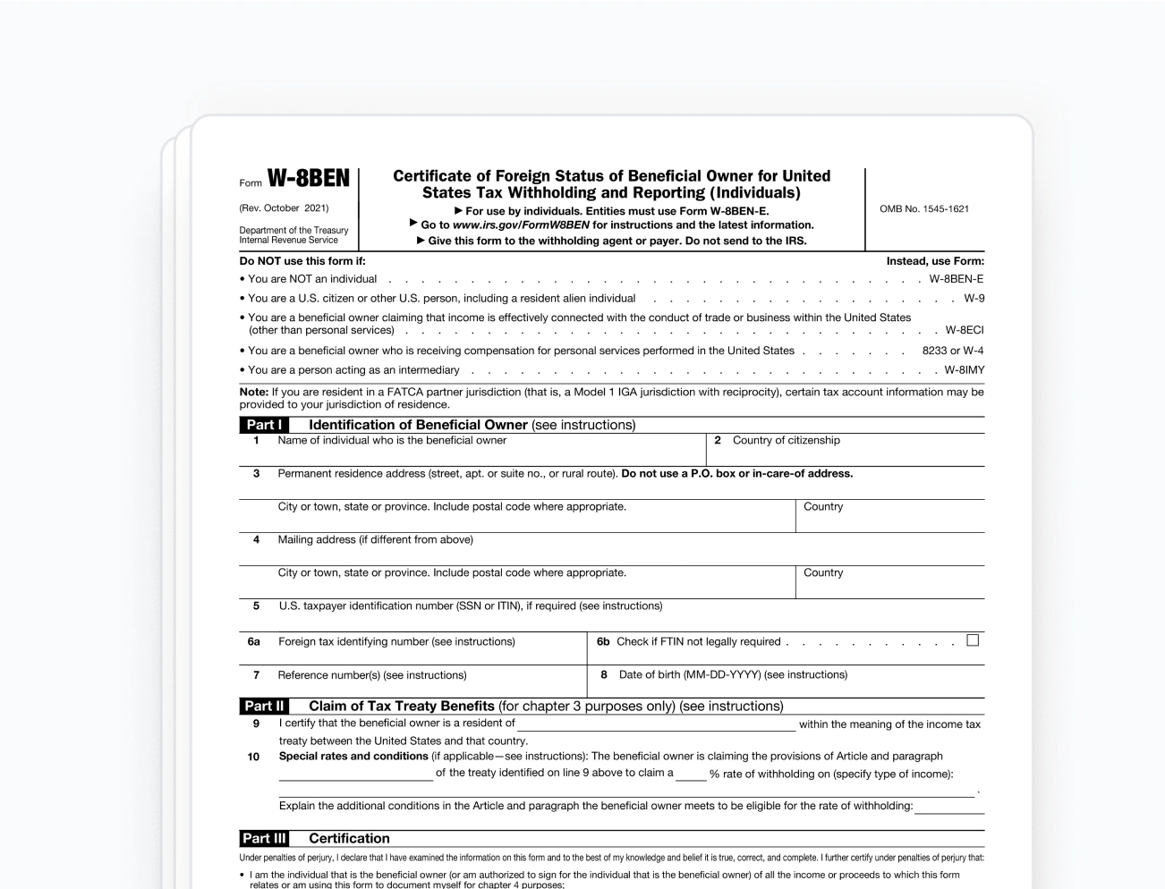 Agreements section image